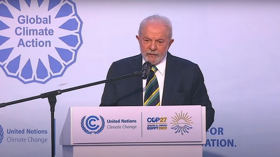 ?Não existem dois planetas?, diz Lula na COP 27